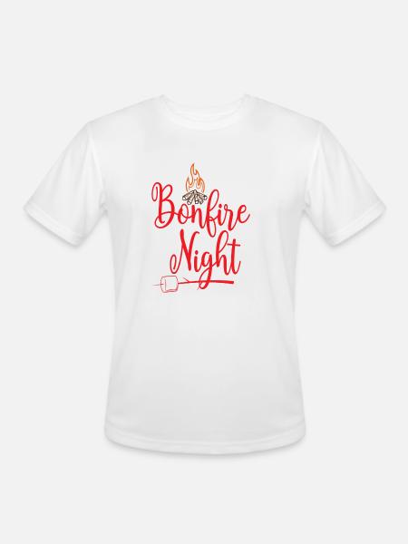 Bonfire night - Men's Moisture Wicking Performance T-Shirt - white