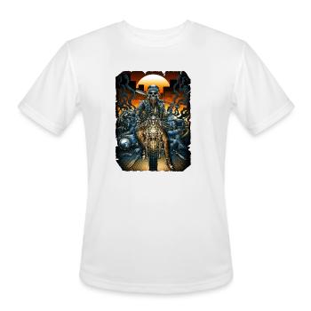 Skeleton gangster rider - Men's Moisture Wicking Performance T-Shirt - white - Front - Jackson (183cm)