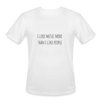 BMTH MANTRA 1 - Men's Moisture Wicking Performance T-Shirt - white - Front - Jackson (183cm)