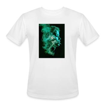 Smoking girl - Men's Moisture Wicking Performance T-Shirt - white - Front - Jackson (183cm)