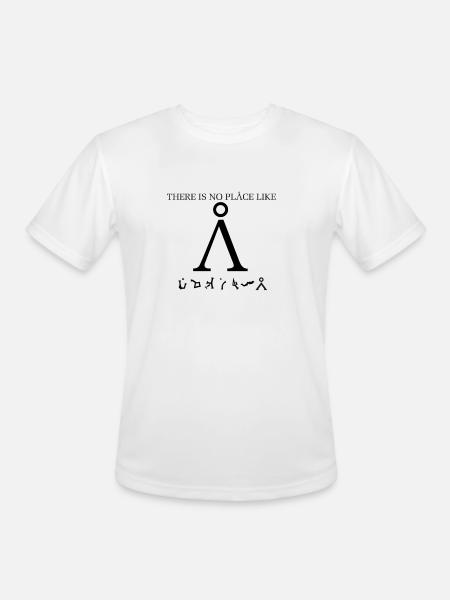 Stargate SG1 - There Is No Place Like Earth - Men's Moisture Wicking Performance T-Shirt - white