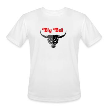 Big bull - Men's Moisture Wicking Performance T-Shirt - white - Front - Jackson (183cm)