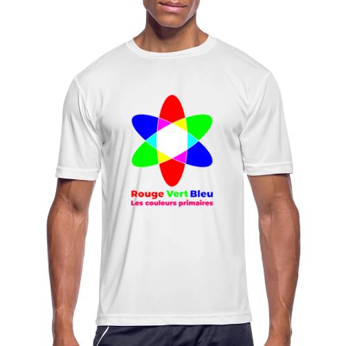 RGB Primary Colors - Men's Moisture Wicking Performance T-Shirt