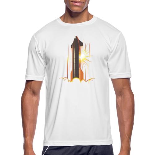 Star Ship Mars - No Text - Men's Moisture Wicking Performance T-Shirt