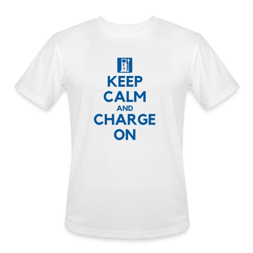 Keep Calm And Charge On - Men's Moisture Wicking Performance T-Shirt