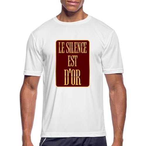 Silence is golden - Men's Moisture Wicking Performance T-Shirt