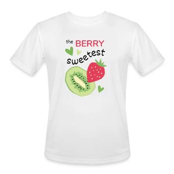 Berry sweets - Men's Moisture Wicking Performance T-Shirt - white - Front - Jackson (183cm)