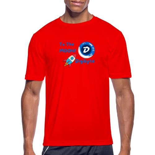 Digibyte To The Moon - Men's Moisture Wicking Performance T-Shirt