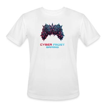 Cyber Frost Gaming Duo - Men's Moisture Wicking Performance T-Shirt - white - Front - Jackson (183cm)
