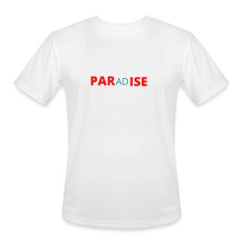 PARADISE - Men's Moisture Wicking Performance T-Shirt - white - Front - Jackson (183cm)