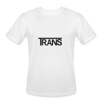 TRANS Design - Men's Moisture Wicking Performance T-Shirt - white - Front - Jackson (183cm)