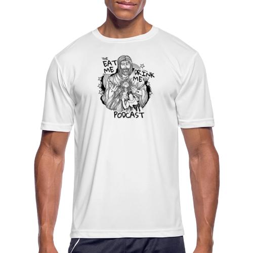 Eat Me Drink Me Podcast revamped logo - Men's Moisture Wicking Performance T-Shirt