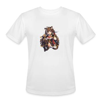 Catnip Corsair Witch - Men's Moisture Wicking Performance T-Shirt - white - Front - Jackson (183cm)