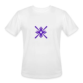 Mono Sorts small g - Men's Moisture Wicking Performance T-Shirt - white - Front - Jackson (183cm)