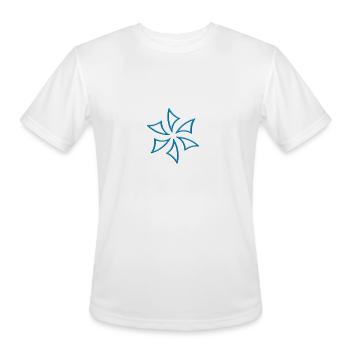 Mono Sorts small j - Men's Moisture Wicking Performance T-Shirt - white - Front - Jackson (183cm)