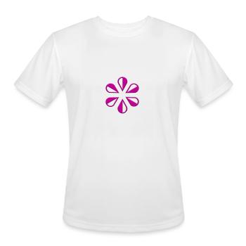 Mono Sorts small c - Men's Moisture Wicking Performance T-Shirt - white - Front - Jackson (183cm)