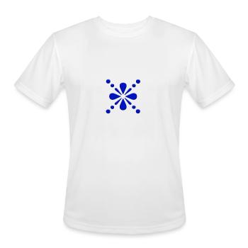 Mono Sorts small h - Men's Moisture Wicking Performance T-Shirt - white - Front - Jackson (183cm)