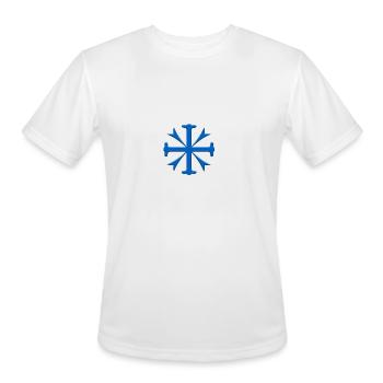 Mono Sorts small i - Men's Moisture Wicking Performance T-Shirt - white - Front - Jackson (183cm)