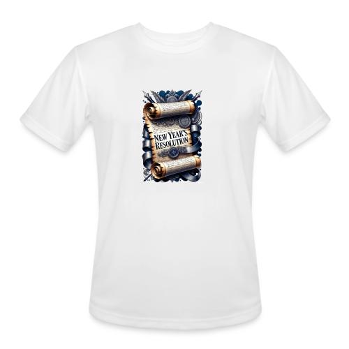 New Year's Resolution T-Shirt - Men's Moisture Wicking Performance T-Shirt