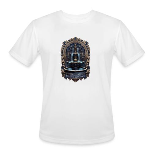 Gilded Baroque Fountain T-Shirt - Men's Moisture Wicking Performance T-Shirt
