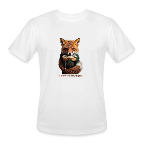 Sly Emerald Fox Toast T-Shirt - Men's Moisture Wicking Performance T-Shirt