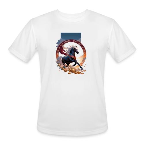 Year of the Horse Dawn T Shirt,Lunar New Year Gift - Men's Moisture Wicking Performance T-Shirt