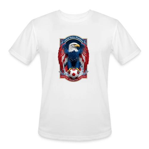 USA Eagle Emblem T Shirt, USA Soccer Pride Gift - Men's Moisture Wicking Performance T-Shirt