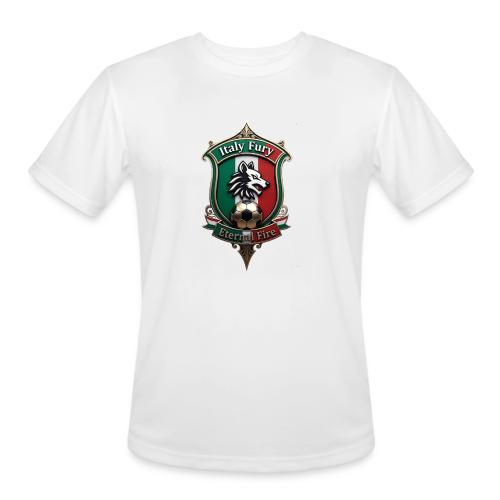 Italy heritage Wolf Fury Tee, Pride Badge Gift - Men's Moisture Wicking Performance T-Shirt