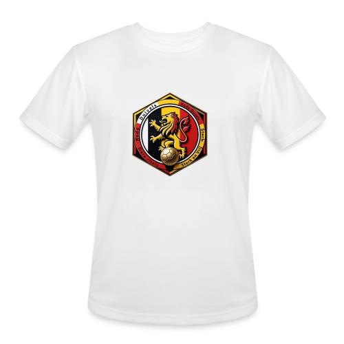 Belgium Lion Valor T-Shirt, Belgian Pride Gift - Men's Moisture Wicking Performance T-Shirt