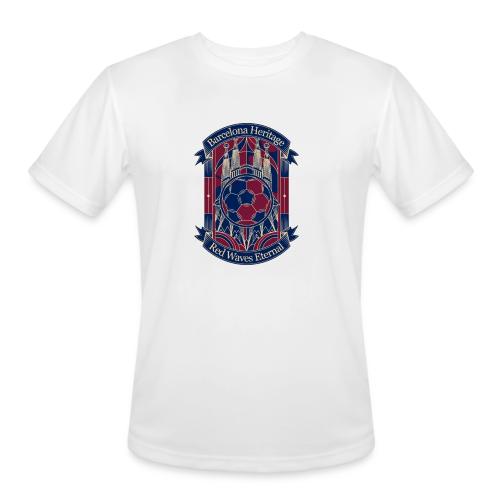 Barcelona Red Heritage T Shirt, Barsa fan Gift - Men's Moisture Wicking Performance T-Shirt