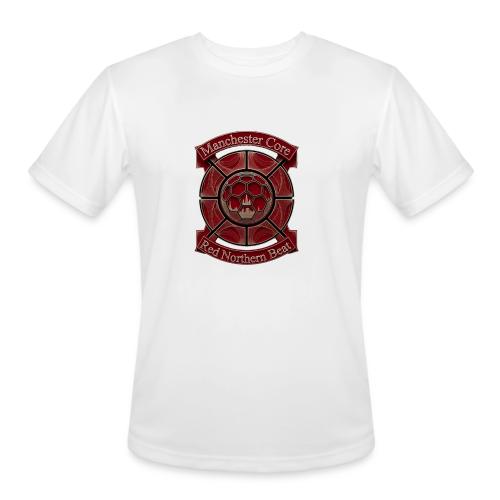 Manchester Is Red T Shirt, Soccer City Pride Gift - Men's Moisture Wicking Performance T-Shirt