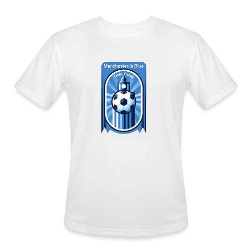 Manchester is Blue Soccer City T Shirt, Apparel - Men's Moisture Wicking Performance T-Shirt