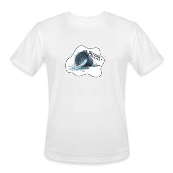 Stress bucket mental health physics - Men's Moisture Wicking Performance T-Shirt - white - Front - Jackson (183cm)