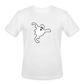 Ghost - Men's Moisture Wicking Performance T-Shirt - white - Front - Jackson (183cm)
