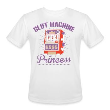 SLot Mashine, Gambler, Gambling - Men's Moisture Wicking Performance T-Shirt - white - Front - Jackson (183cm)