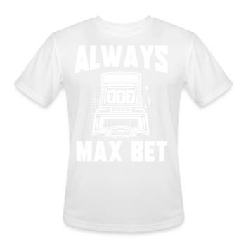 SLot Mashine, Gambler, Gambling - Men's Moisture Wicking Performance T-Shirt - white - Front - Jackson (183cm)