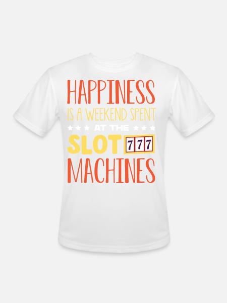 Slot Machine, Slots, Gambling - Men's Moisture Wicking Performance T-Shirt - white