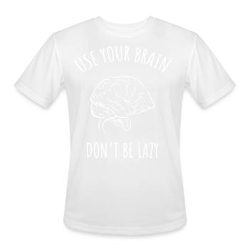 Neuroscience - Men's Moisture Wicking Performance T-Shirt - white - Front - Jackson (183cm)