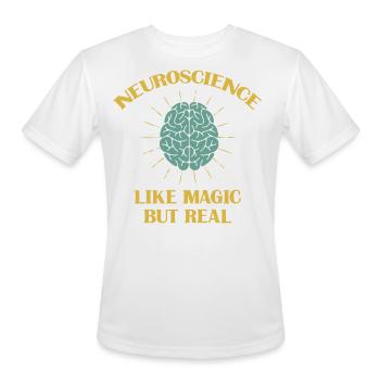Neuroscience - Men's Moisture Wicking Performance T-Shirt - white - Front - Jackson (183cm)