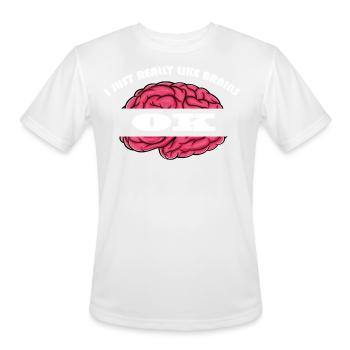 Neuroscience - Men's Moisture Wicking Performance T-Shirt - white - Front - Jackson (183cm)