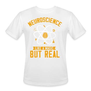 Neuroscience, neuroscientist - Men's Moisture Wicking Performance T-Shirt - white - Front - Jackson (183cm)