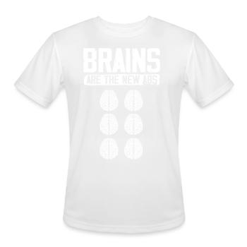 Neuroscience, neuroscientist - Men's Moisture Wicking Performance T-Shirt - white - Front - Jackson (183cm)