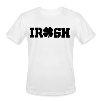 IRISH-Clover - Men's Moisture Wicking Performance T-Shirt - white - Front - Jackson (183cm)