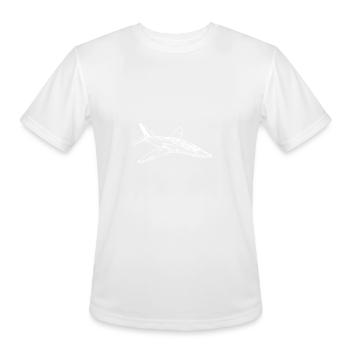 Sleek Jet Plane Airplane - Men's Moisture Wicking Performance T-Shirt - white - Front - Jackson (183cm)