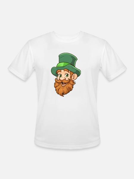 Saint Patrick - Men's Moisture Wicking Performance T-Shirt - white