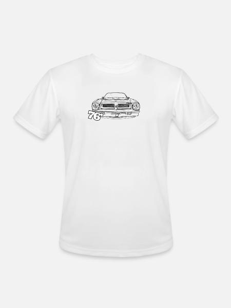 76 FIREBIRD TRANS AM - Men's Moisture Wicking Performance T-Shirt - white