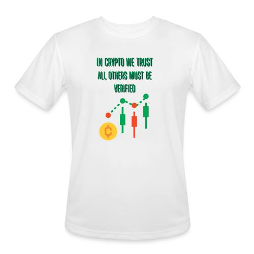 Sarcastic Bitcoin Investor T-shirt - Men's Moisture Wicking Performance T-Shirt