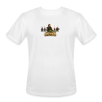 Sneaky Hero They’ll Never See This Coming - Men's Moisture Wicking Performance T-Shirt - white - Front - Jackson (183cm)
