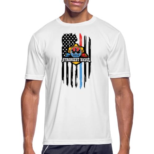 Strongest Badge 2 - Men's Moisture Wicking Performance T-Shirt