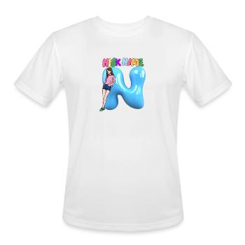 Nick Name N - Men's Moisture Wicking Performance T-Shirt - white - Front - Jackson (183cm)